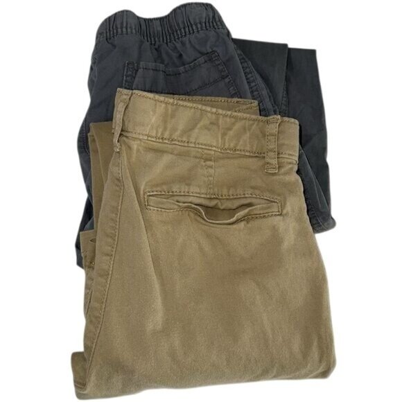 Circo & Place Kids Pants Bundle L/G 12-14 Elastic Waist & Button Closure - Picture 1 of 12